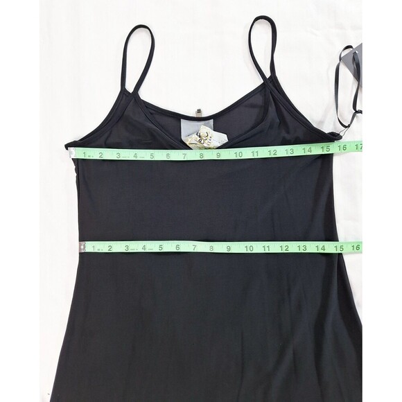 Volt Design Robe‎ Basique No 436 Ravb Black Spagetti Strap Dress Size 2 NWT - Picture 6 of 6